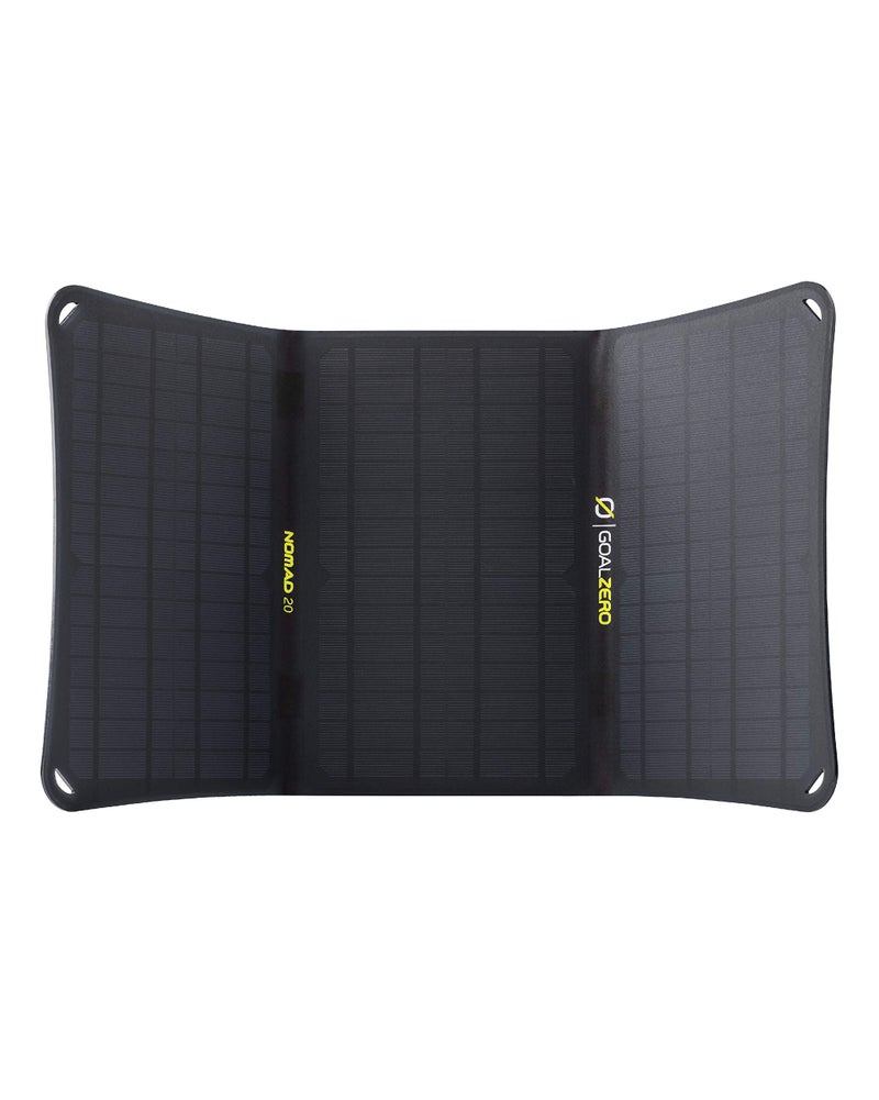 Goal Zero Nomad 20, Foldable Monocrystalline 20 Watt Solar Panel with 8mm + USB Port, Portable Solar Panel Charger. Lightweight 18-22V 20W Solar Panel Charger with Adjustable Kickstand - Image 1